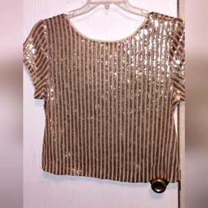 Guess sequin crop top